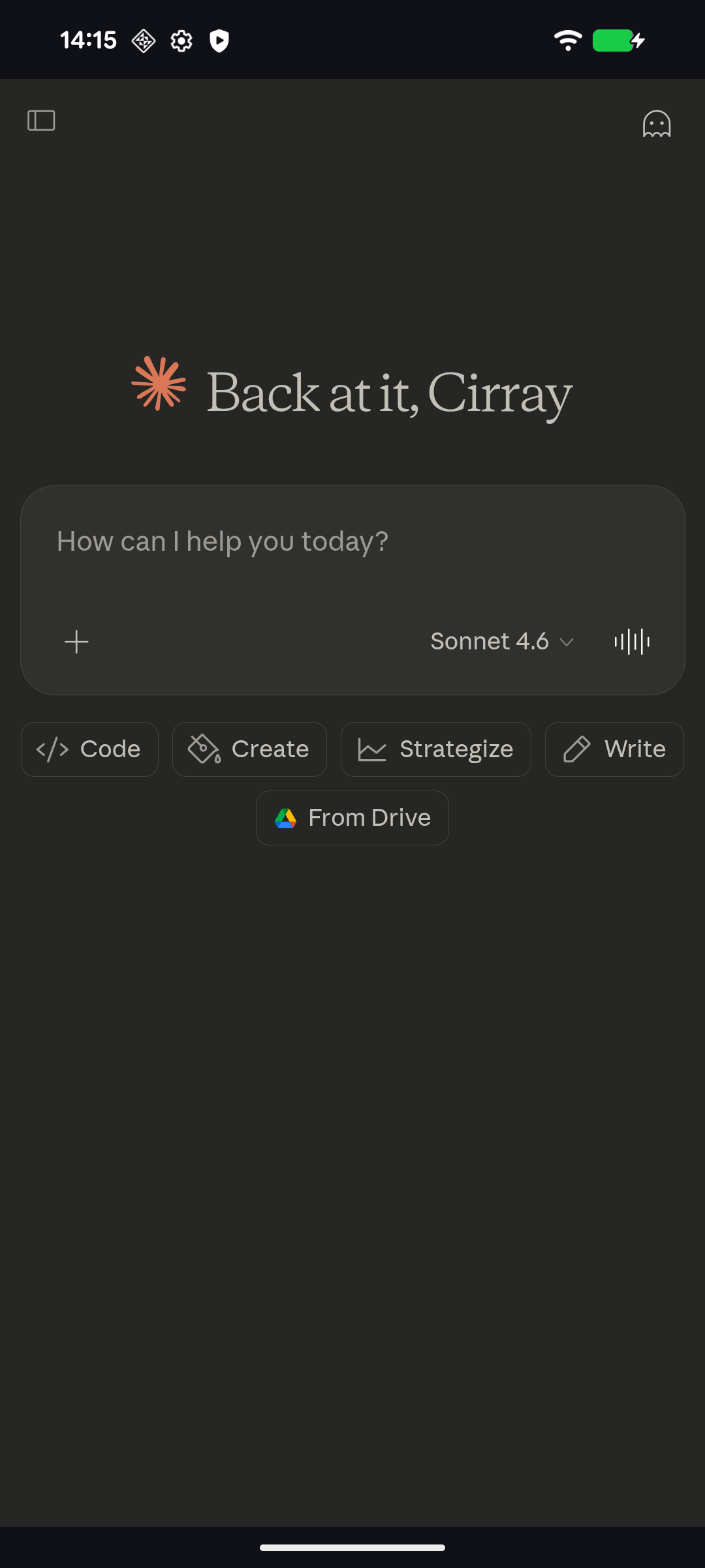 最终效果:Pixel 8a 上运行的 Claude,已登录我的 Pro 账号